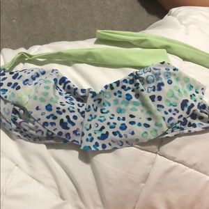 strapless bathing suit top